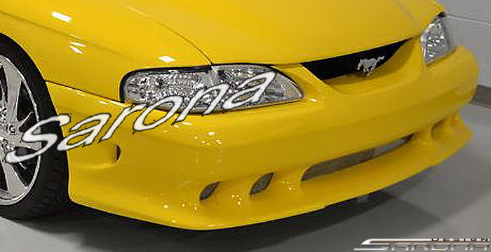 Custom Ford Mustang  Coupe & Convertible Front Bumper (1994 - 2008) - $550.00 (Part #FD-017-FB)